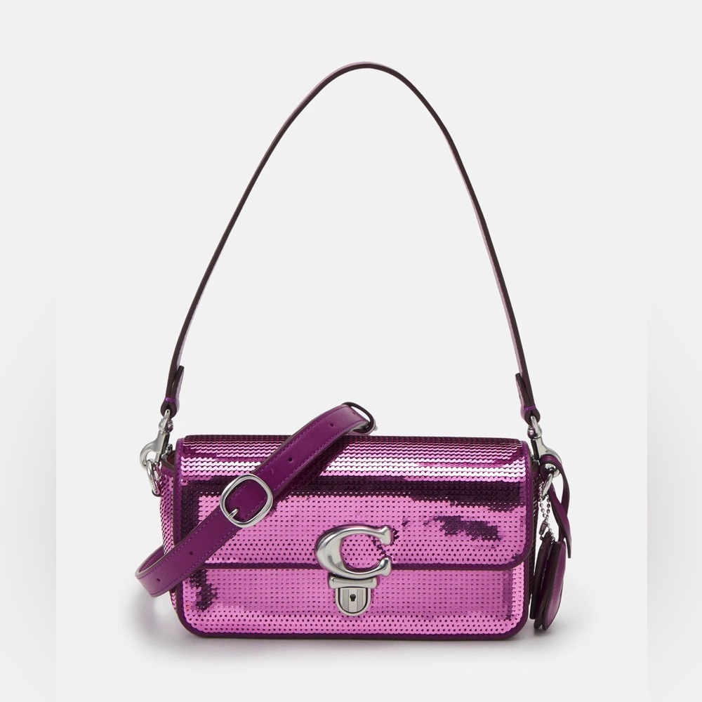 Coach Sequin Baguette Bag